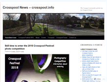 Tablet Screenshot of crosspool.info